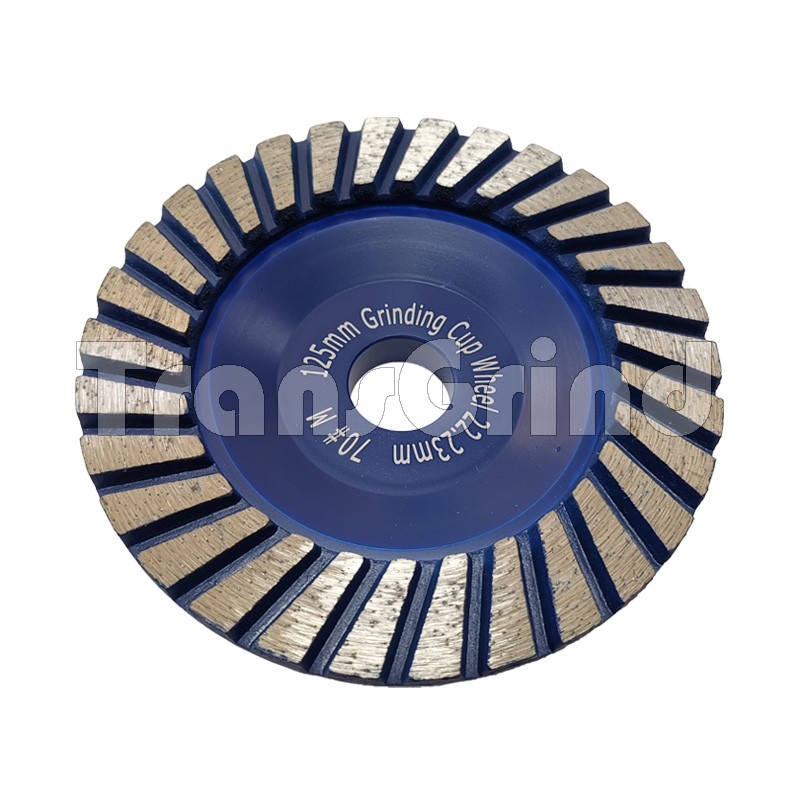 китай 5 inch Aluminum Grinding Cup Wheel For Concrete производитель