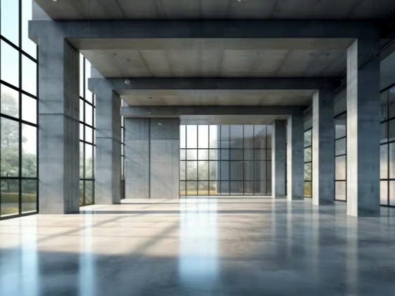 Как отполировать бетон до глянцевого блеска